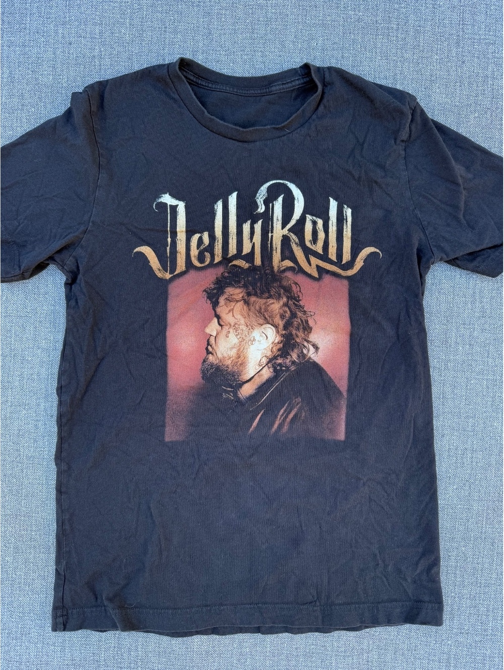 Jelly Roll Backroad Baptism Tour 2023 Black Graphic T-Shirt